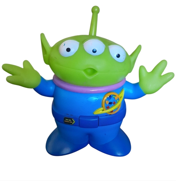 Disney Pixar Toy Story Space Alien Action Figure Talks Light-Up Antenna - Picture 1 of 5